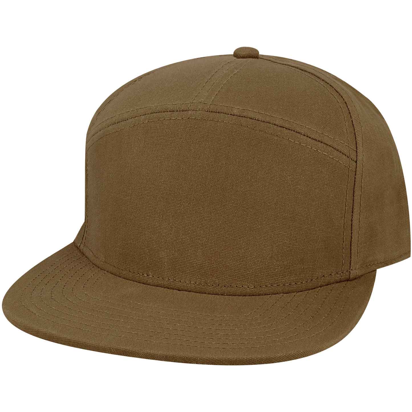 H7FB Hopback 7-Panel Flat Brim Trucker Hat