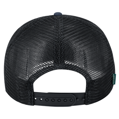 H7FB Hopback 7-Panel Flat Brim Trucker Hat