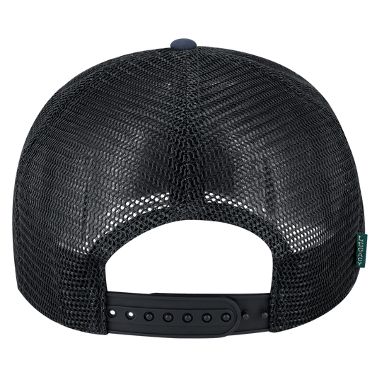 H7FB Hopback 7-Panel Flat Brim Trucker Hat